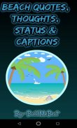 Beach Quotes in English - River Status & Captions screenshot 0