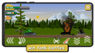 Tank Battle War 2d: vs Boss screenshot 2