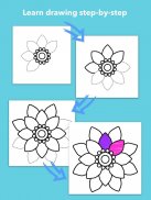 How To Draw Flowers screenshot 1