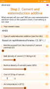 Concrete calculator - cement:sand:gravel:water screenshot 2
