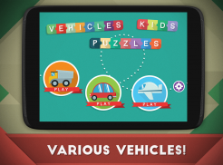 Trucks and cars kids puzzle screenshot 4