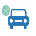 Auto car bluetooth Icon