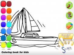 barco de libro para colorear screenshot 4