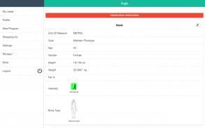 Fitness Meal Planner screenshot 3