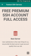 Fastest SSH Servers screenshot 0