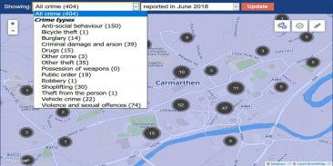 Crime figures UK screenshot 5