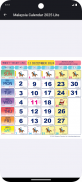 Malaysia Calendar 2025 Lite screenshot 2