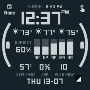 ByssWeather for Android Wear screenshot 2