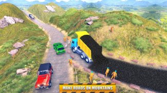 Uphill Road Builder Sim 2019 screenshot 6