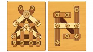 나사 퍼즐: 나무 너트 & 볼트 screenshot 11