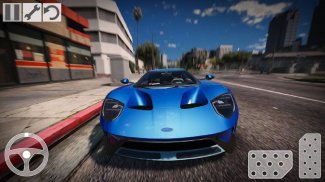 Highway Car Driving FORD GT screenshot 0