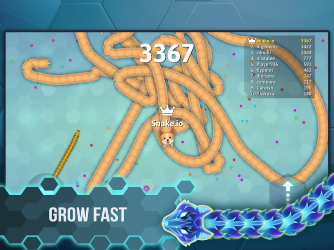Snake.io - Fun Addicting Online Arcade .io Games screenshot 1