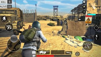 Desert survival shooting game screenshot 1