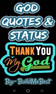 God Quotes - Worship & Religious Prayer Status screenshot 2