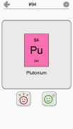 Los elementos químicos de la tabla periódica: Quiz screenshot 5