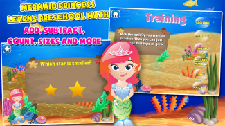 Mermaid Preschool Math Games screenshot 0