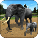 Wild Elephant Family Simulator