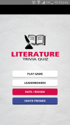 Literature Trivia Quiz screenshot 0