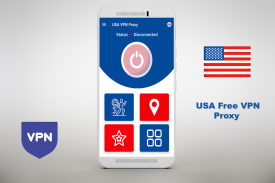 USA VPN - Get free USA IP - VPN ‏ ⭐⭐⭐⭐⭐‎ screenshot 0