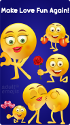 Adult Emoji Sticker Keyboard for Lovers screenshot 0