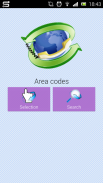 Phone Area Codes World screenshot 0