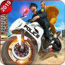 Police Moto Bike Prisoner Transport 3D