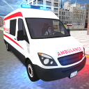 Echte ambulance-noodsimulator