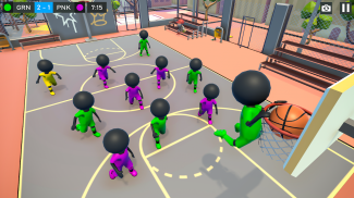 Stickman Basketball Games 3D screenshot 1