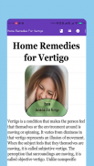 Home Remedies For Vertigo screenshot 0