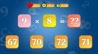 Tabela de multiplicação para crianças. Treinamento screenshot 5