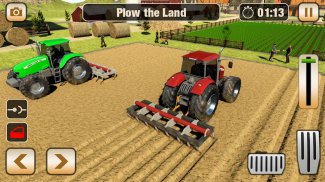 Réel Tracteur Agriculture Simulateur Fermier Sim screenshot 2