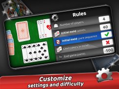 Rummy - offline kaartspel screenshot 2