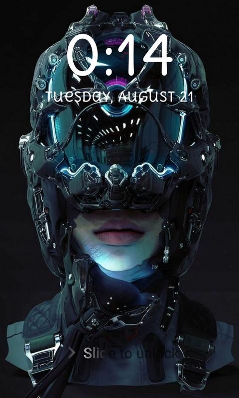 Cyborg Lock Screen Cyborg Pattern Passcode Keypad APK para Android -  Download