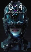 Cyborg Lock Screen Cyborg Pattern Passcode Keypad screenshot 5