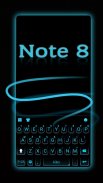 Novo tema de teclado Galaxy Note8 screenshot 0