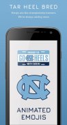 UNC Tar Heels Emojis screenshot 2