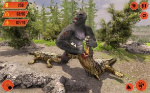 Gorilla City Rampage :Animal Attack Game Free screenshot 1