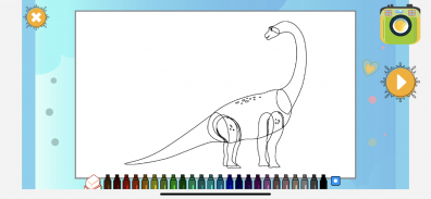 Dinosaur Coloring Games - Dinosaurs Jigsaw Puzzle screenshot 0