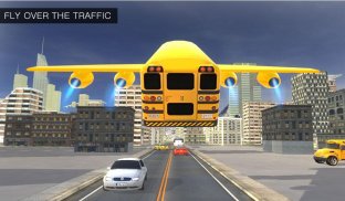 Flying School Bus Simulator 3D: Extreme Tracks screenshot 16