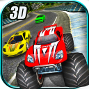 Crazy Car vs Monster Racing 3D Icon