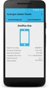 Cyanogen Update Tracker screenshot 2