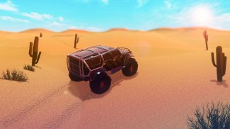 3D 4X4 الطرق الوعرة الصحراء screenshot 2