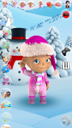 Talking Baby Babsy Winter Fun screenshot 0