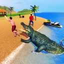 Angry Crocodile Family Simulator: Crocodile Attack Icon