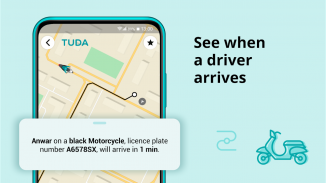 TUDA — order a ride screenshot 0
