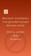 BlockerX - Aplikasi Kontrol Porno Android screenshot 1