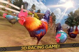 Wild Rooster Run - Frenzy Chicken Farm Race screenshot 0
