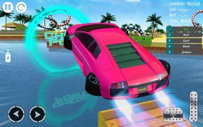 سباق حيلة سيارة المياه 2019 ألعاب السيارات 3D حيلة screenshot 6