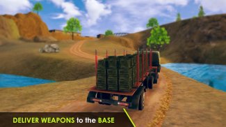 جيش شاحنة نقل القيادة 3D محاكاة screenshot 2