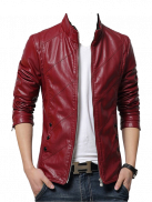 Man Leather Jacket Photo Suit screenshot 0